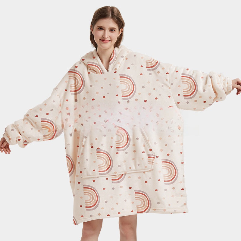Printed wearable blanket