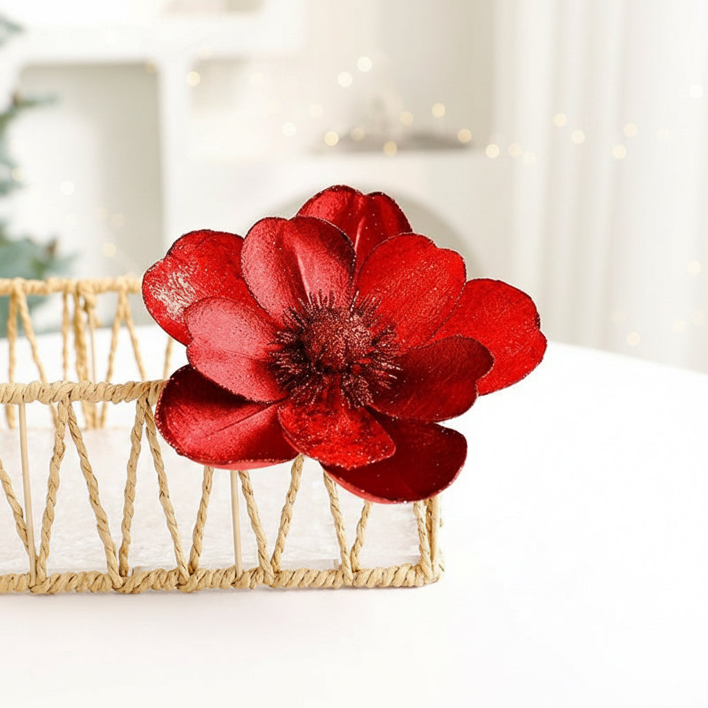 Christmas Flower Ornaments - Decorations