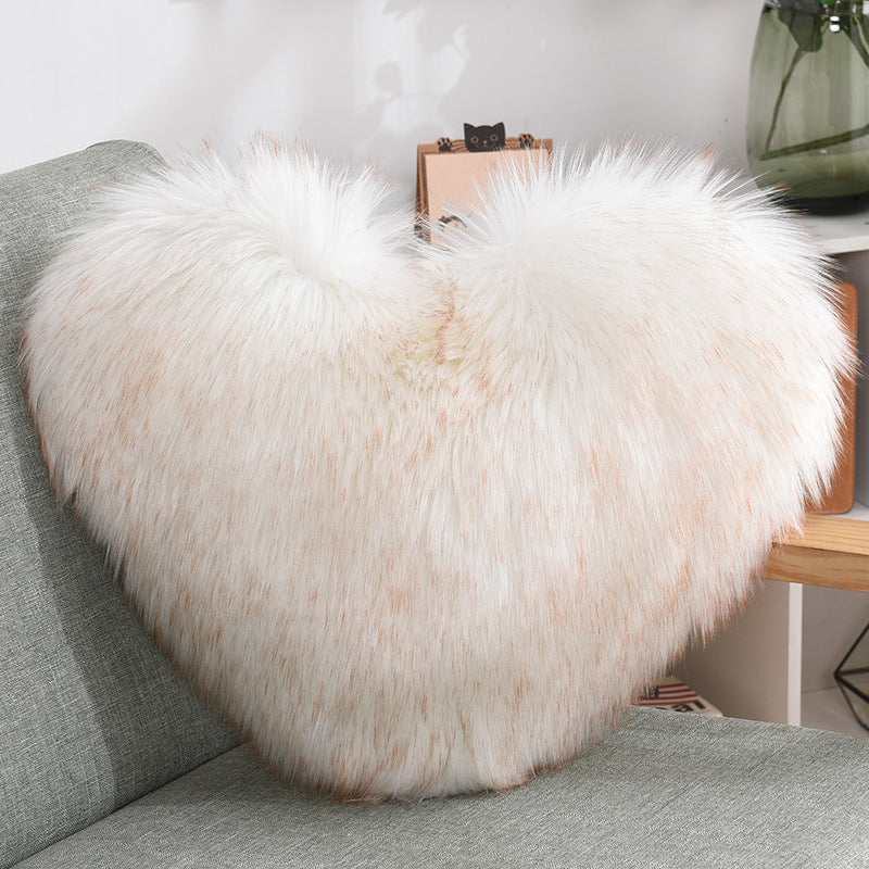 Plush Heart-Shaped Throw Pillow β Soft, Fluffy & Gift-Ready
