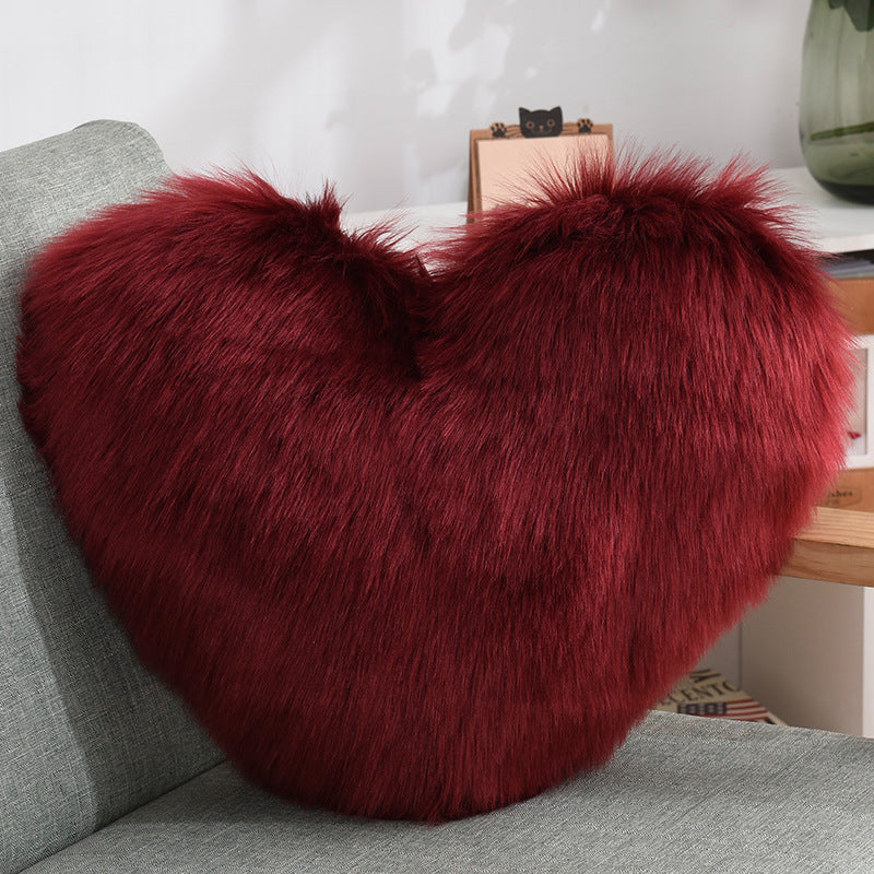 Plush Heart-Shaped Throw Pillow β Soft, Fluffy & Gift-Ready