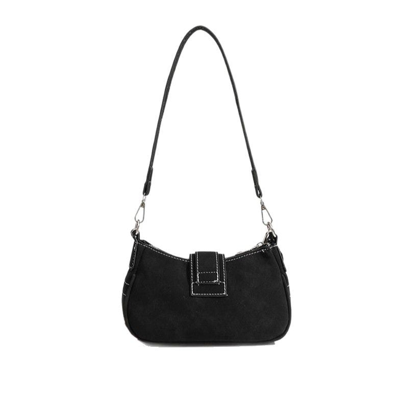 Pink Chain Star Baguette Shoulder Bag