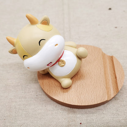 Wooden Animal Phone Stand