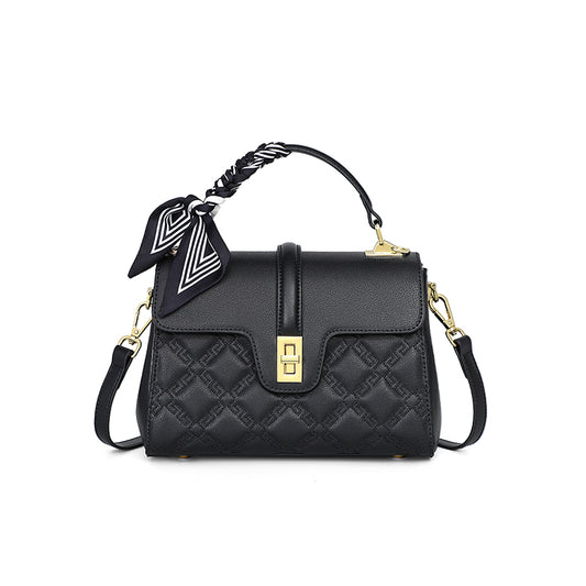 Aria Luxe Grand Dame genuine leather tote bag