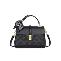 AriaLuxe Grand Dame Tote - Genuine Leather Shoulder Bag for Women