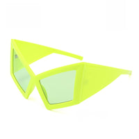 Double Circle Oversized Sunglasses – Avant-Garde Sculptural Frame