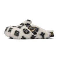 Cotton Plush Slippers with Thick Sole