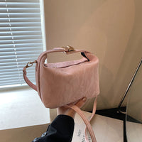 AriaLuxe Petite Carre Handbag - Structured Small Square Bag