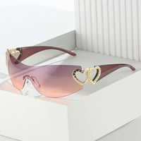Y2K Heart-Shaped Sunglasses