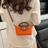 Dumpling Luxe Crossbody - Nylon Mini Bag in Trendy Colors