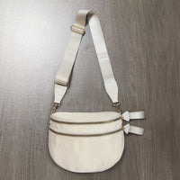 Checkerboard Pattern Crossbody Shell Bag