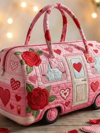 Luxe Quilted Carry-All Gym & Travel Bag