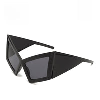 Double Circle Oversized Sunglasses – Avant-Garde Sculptural Frame