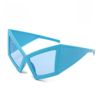 Double Circle Oversized Sunglasses – Avant-Garde Sculptural Frame