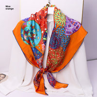 The Mulberry Square Silk Scarf