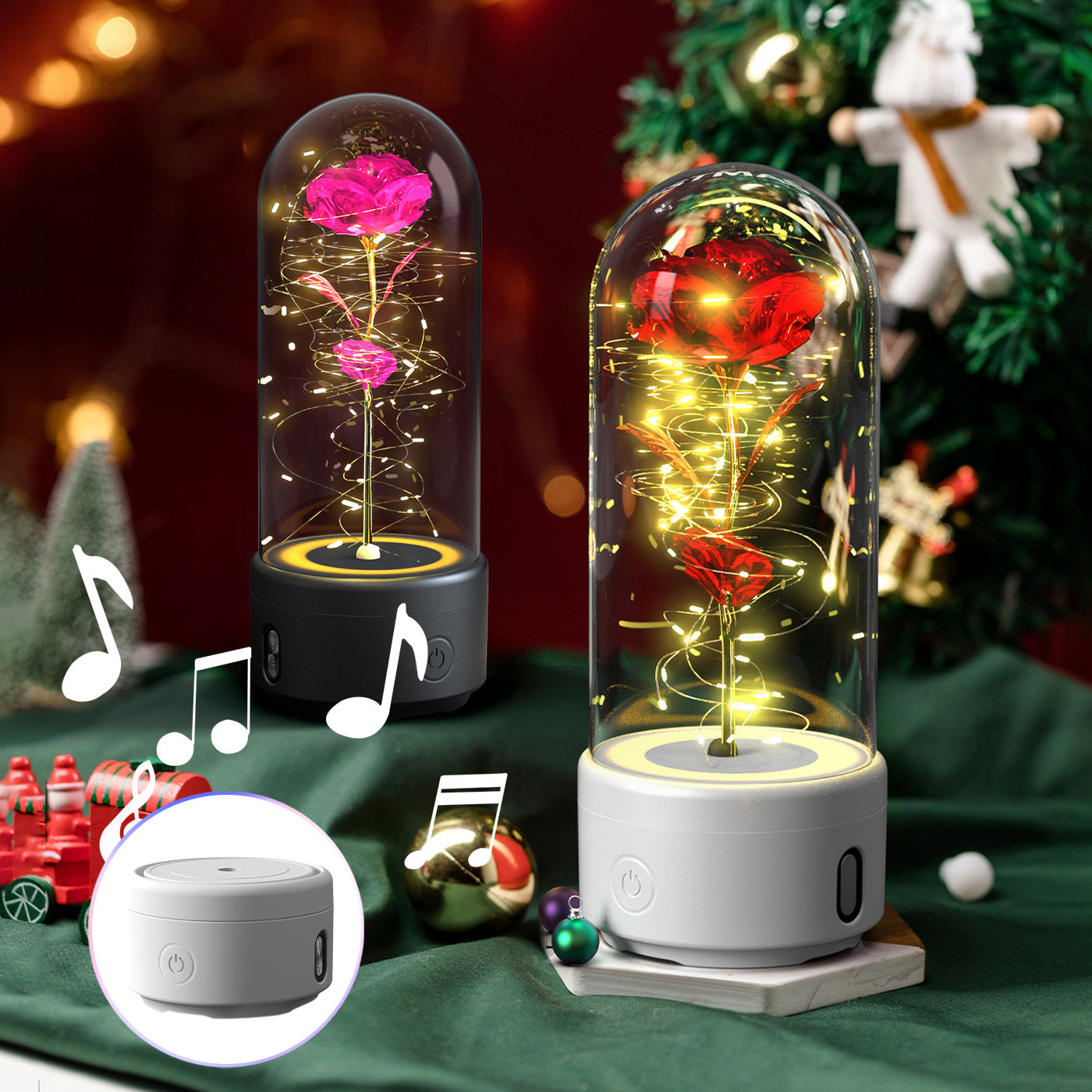 Rose Light Bluetooth Speaker
