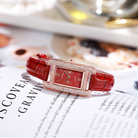 Deco Diamond-Cut Rectangle Watch