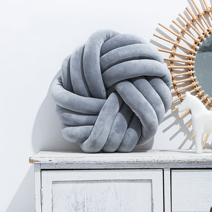 Nordic Knot Plush Pillow
