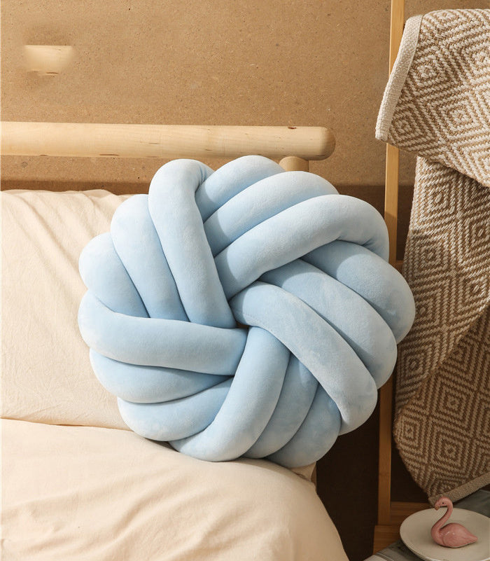 Nordic Knot Plush Pillow