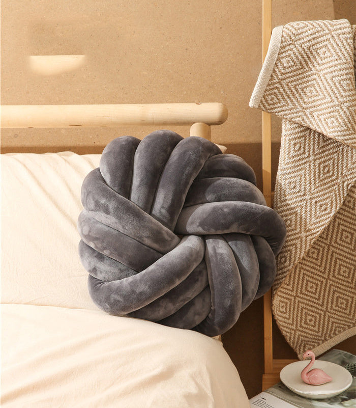 Nordic Knot Plush Pillow