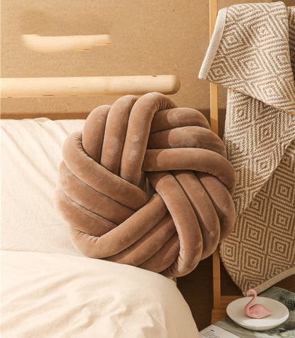 Nordic Knot Plush Pillow