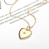 Golden Love Heart Necklace