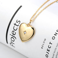Golden Love Heart Necklace