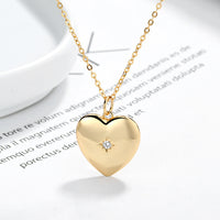 Golden Love Heart Necklace