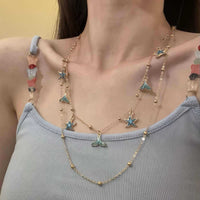 Double Layer Starfish Fish Tail Waist Chain