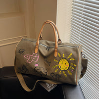 Graffiti Travel Bag with Large Capacity