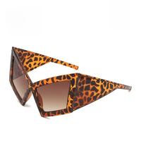 Double Circle Oversized Sunglasses – Avant-Garde Sculptural Frame
