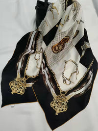 The Mulberry Square Silk Scarf