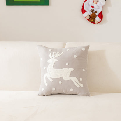 Aria Luxe Holiday Pillow Covers – Festive Embroidered Collection
