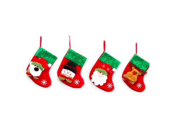 Holiday Stockings & Santa Gift Bags Collection