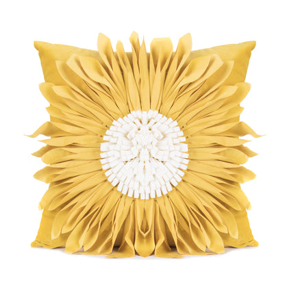 3D Flower Tufted Pillow