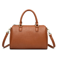 Roselle Cylindrical Shoulder Handbag, PU, 25 x 12 x 17 cm