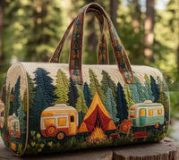 Luxe Quilted Carry-All Gym & Travel Bag