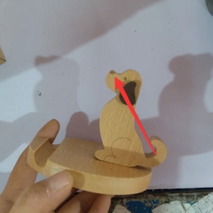 Wooden Animal Phone Stand