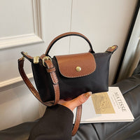 Dumpling Luxe Crossbody - Nylon Mini Bag in Trendy Colors
