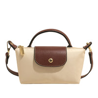 Dumpling Luxe Crossbody - Nylon Mini Bag in Trendy Colors