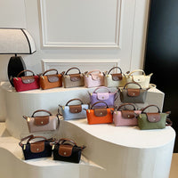 Dumpling Luxe Crossbody - Nylon Mini Bag in Trendy Colors