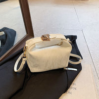 AriaLuxe Petite Carre Handbag - Structured Small Square Bag