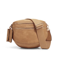 Checkerboard Pattern Crossbody Shell Bag