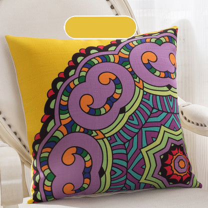 Handcrafted Bohemian Pillow Set – Colorful Mandala Designs