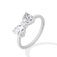 Butterfly Bow Crystal Ring