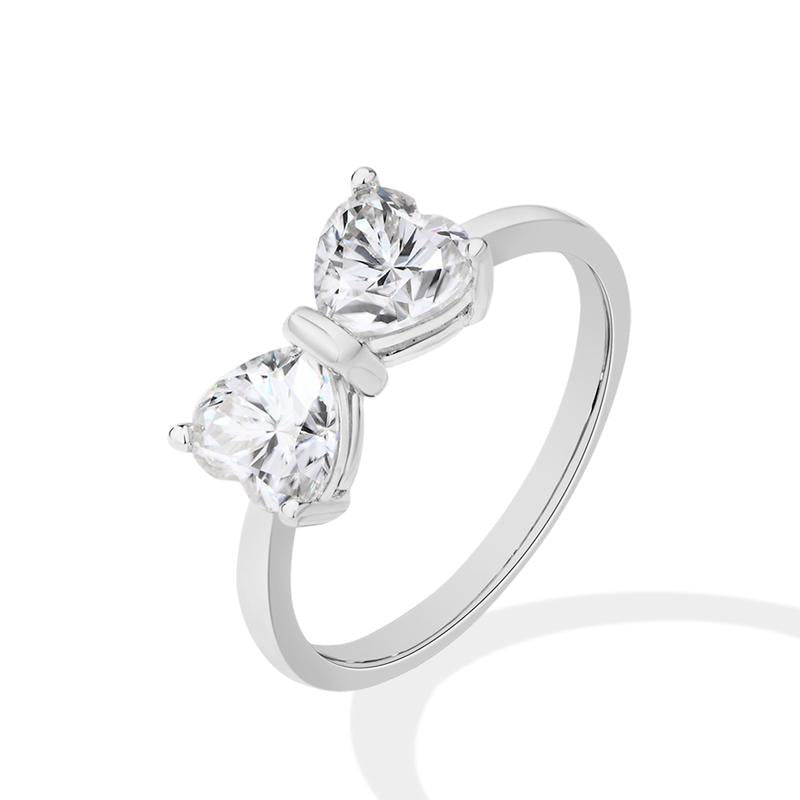 Butterfly Bow Crystal Ring