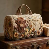Luxe Quilted Carry-All Gym & Travel Bag