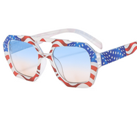 American Flag Sunglasses – Dual-Beam Frame with UV400 Protection