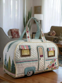 Luxe Quilted Carry-All Gym & Travel Bag