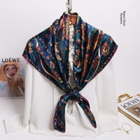 The Mulberry Square Silk Scarf
