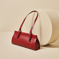 French Style Genuine Leather Shoulder Bag